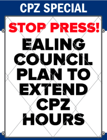 Ealing plan to extend CPZ